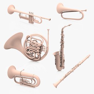 Brass Instrument 3D Models for Download