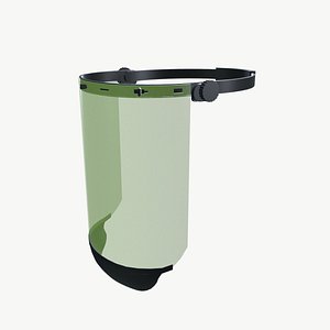Face shield 3D model