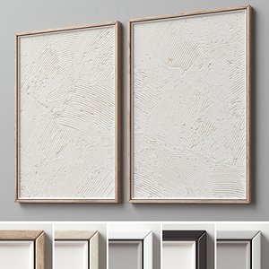 3D Picture Frames Set-664 model