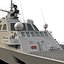 littoral combat ship uss 3d model