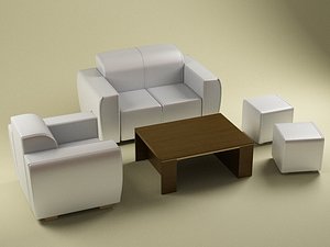 3d model of furniture claudia