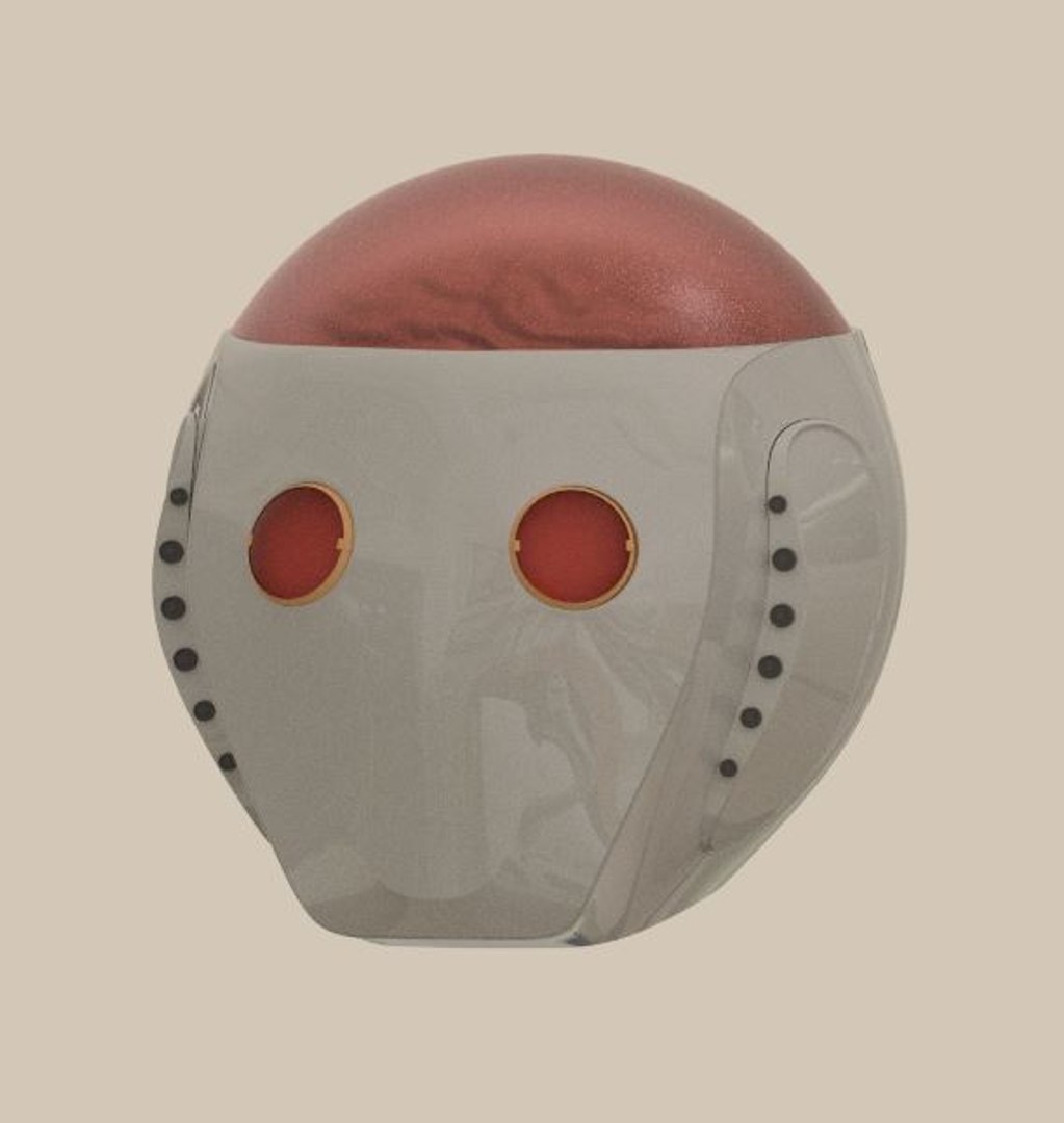 3d Robot Head Model