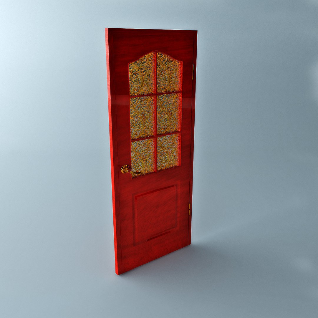 3d modern door model