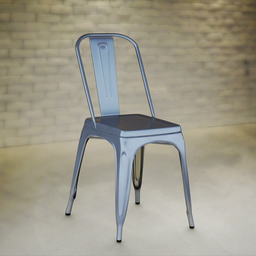 3d Model Tolix Marais Chair