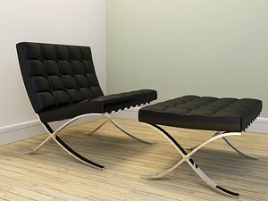 3ds max ludwig mies rohe barcelona