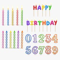 Happy Birthday Candles  1