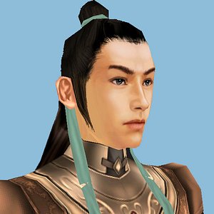 warrior man male 3d model