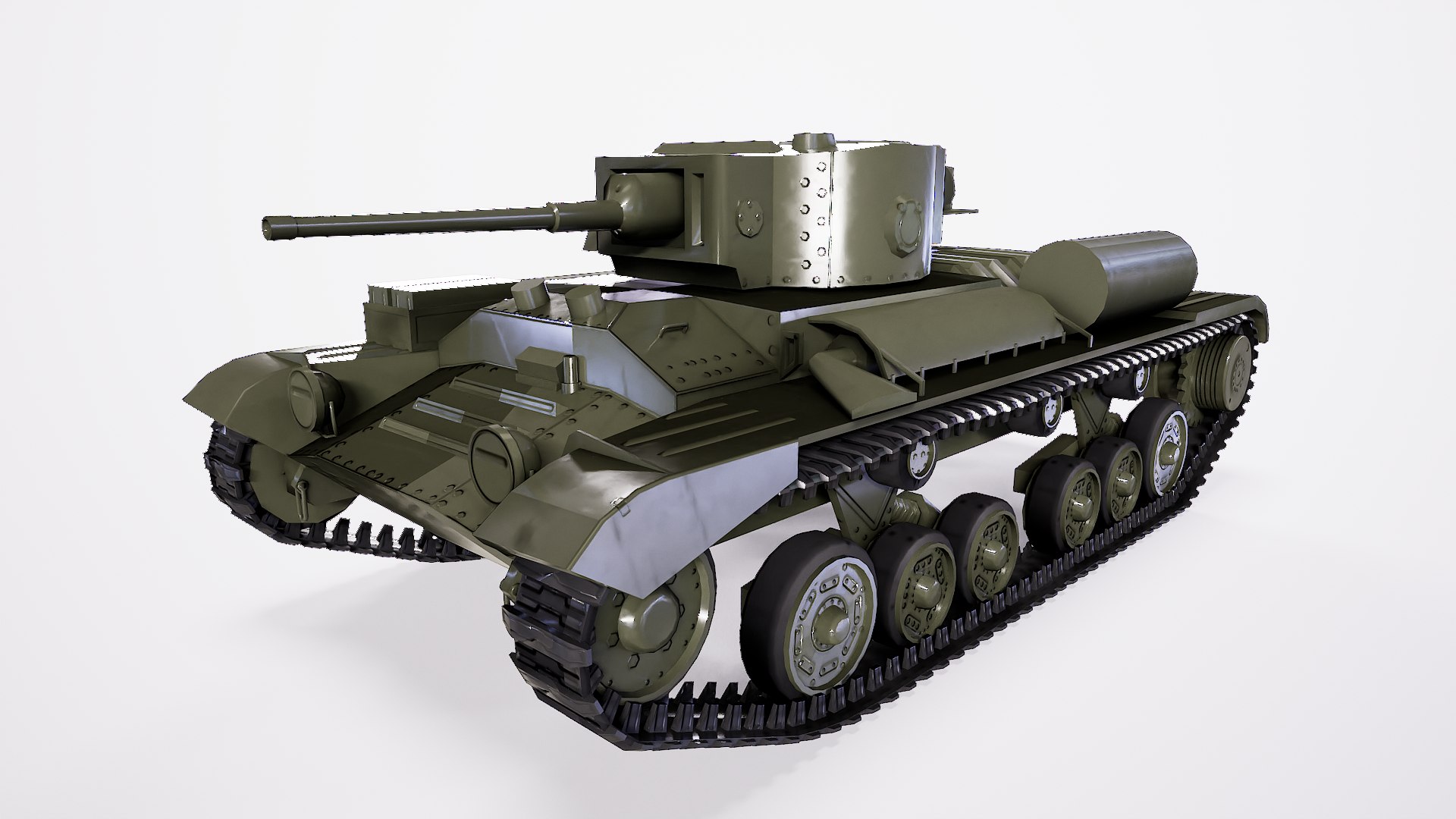 3D Model Infantry Tank Mk III Valentine V TurboSquid 1759315