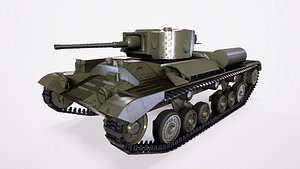 3D model Infantry Tank Mk III - Valentine V