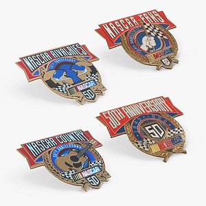 3D NASCAR Fan Pins Collection 2