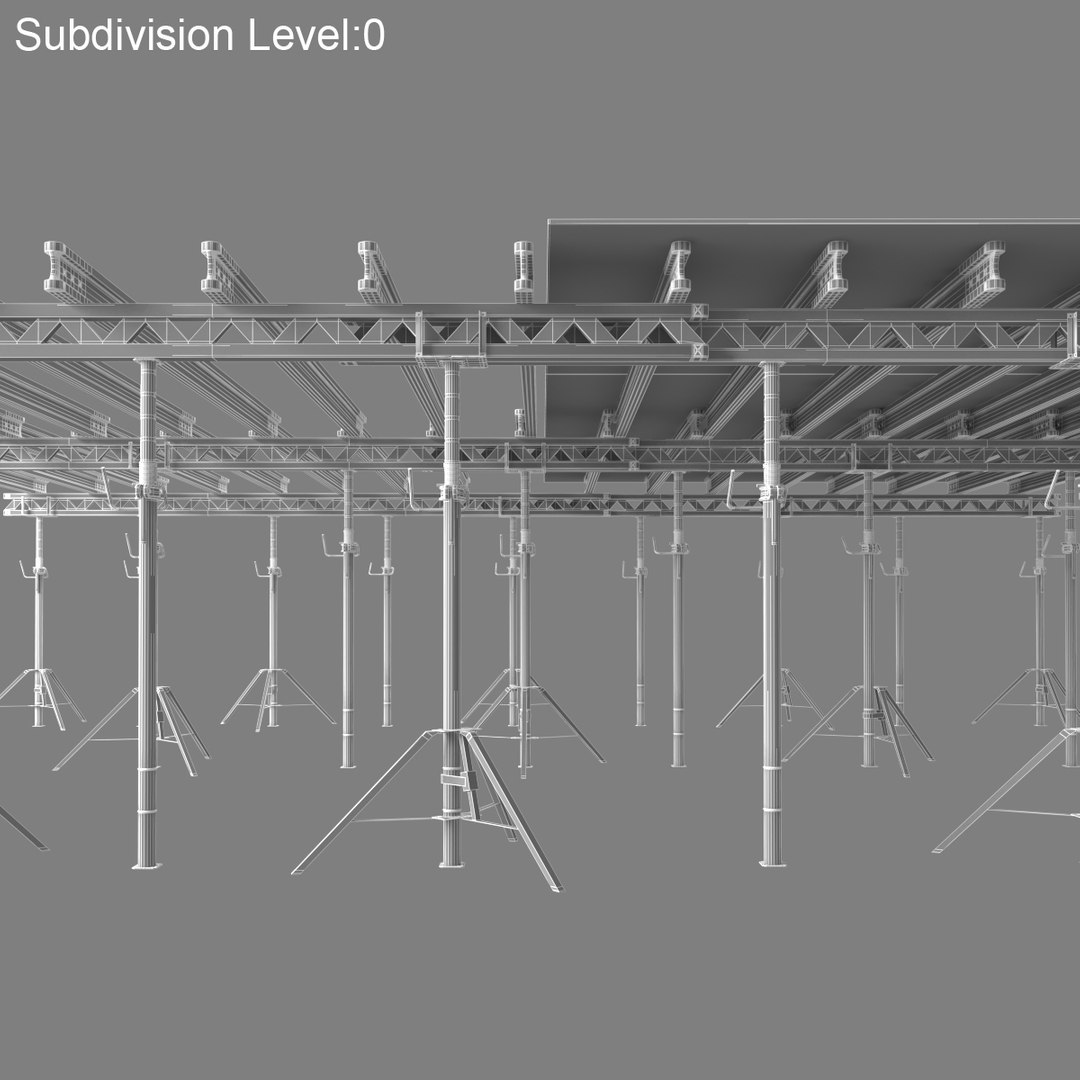 3d Model Slab Framework