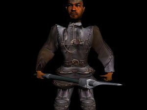 Animated warrior