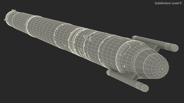 戦術攻撃ミサイル3Dモデル - TurboSquid 2366386