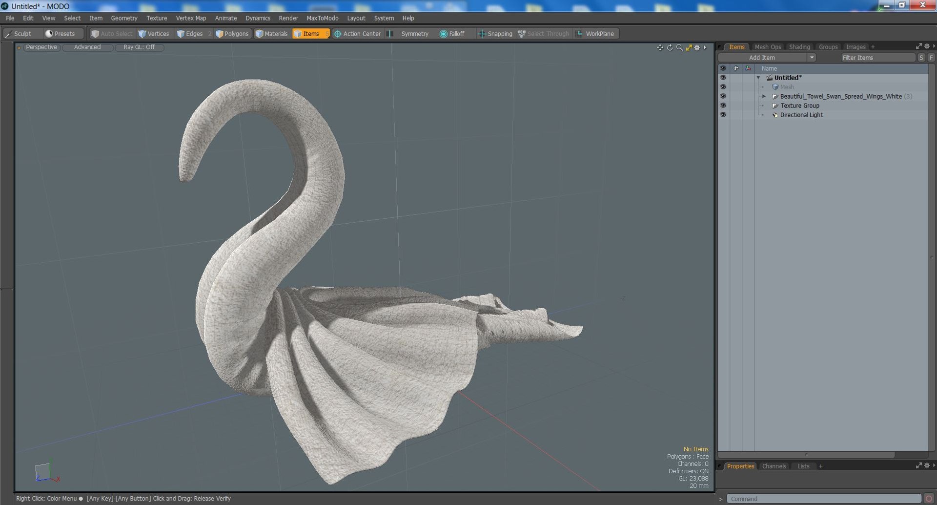 3D Beautiful Towel Swan Spread Wings White model https://p.turbosquid.com/ts-thumb/91/MmlODS/G2/beautifultowelswanspreadwingswhitevray3dmodel020/jpg/1715644523/1920x1080/fit_q87/b8055d5c1ccf66d6904ca23e1cad80268f9484e3/beautifultowelswanspreadwingswhitevray3dmodel020.jpg