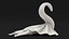 Beautiful Towel Swan Spread Wings White