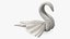 Beautiful Towel Swan Spread Wings White