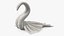 Beautiful Towel Swan Spread Wings White
