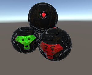sci fi granade 3D model