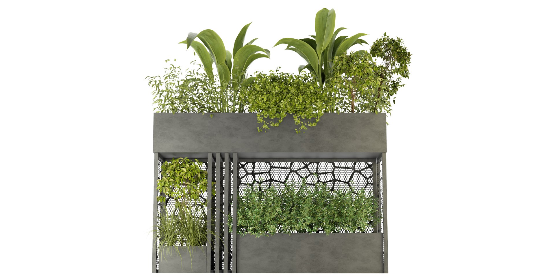 hanging plant artificial Hanging Plants XL 4pcs