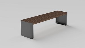 ZANO MODERN BENCH 3D model