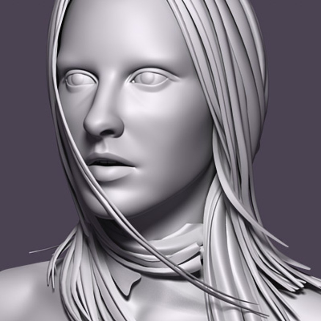 3d human female woman