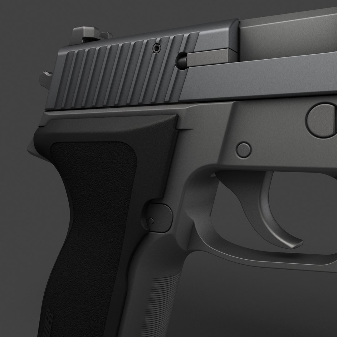 3d Sig Sauer P226 Pistols Model