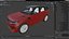 Range Rover Sport 2023 Red 3D model