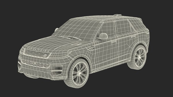 modelo 3d Range Rover Sport 2023 Rojo - TurboSquid 2113774