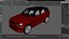 Range Rover Sport 2023 Red 3D model