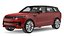 Range Rover Sport 2023 Red 3D model