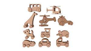 Wooden Toys Collection model