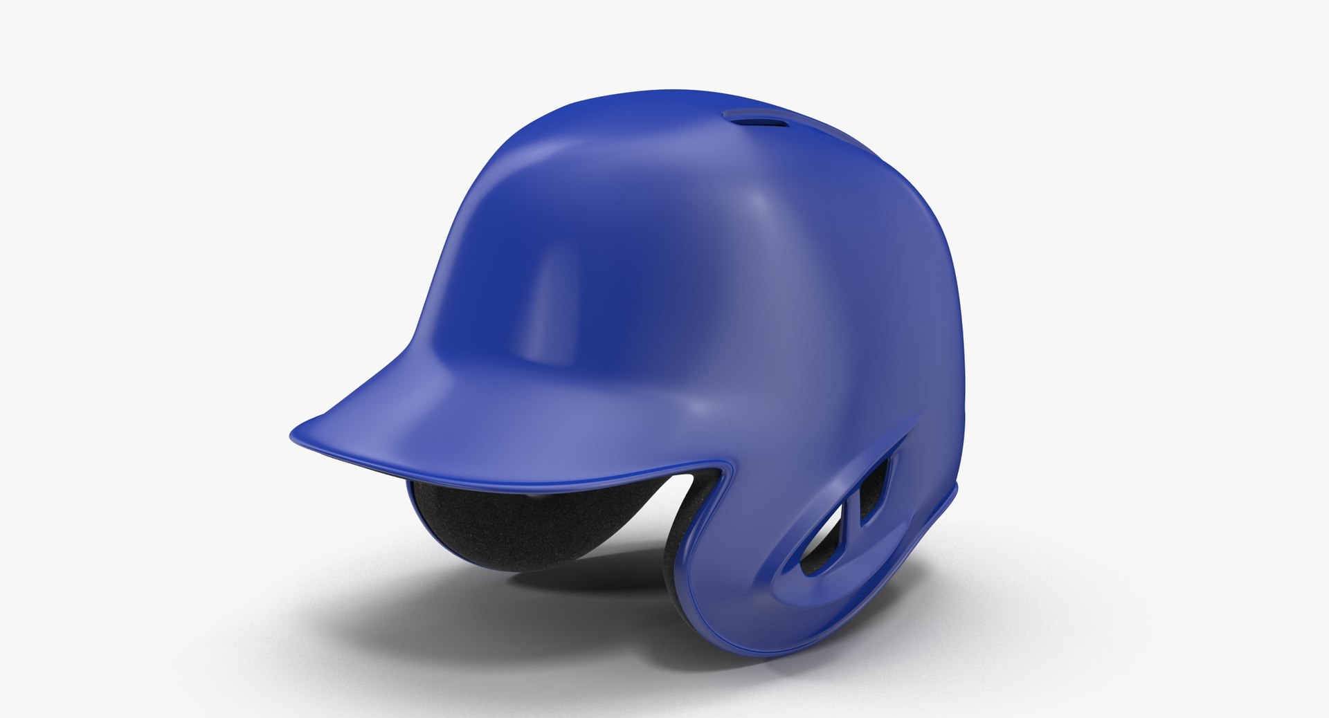 Baseball Helmet Blue Sided 3d Max