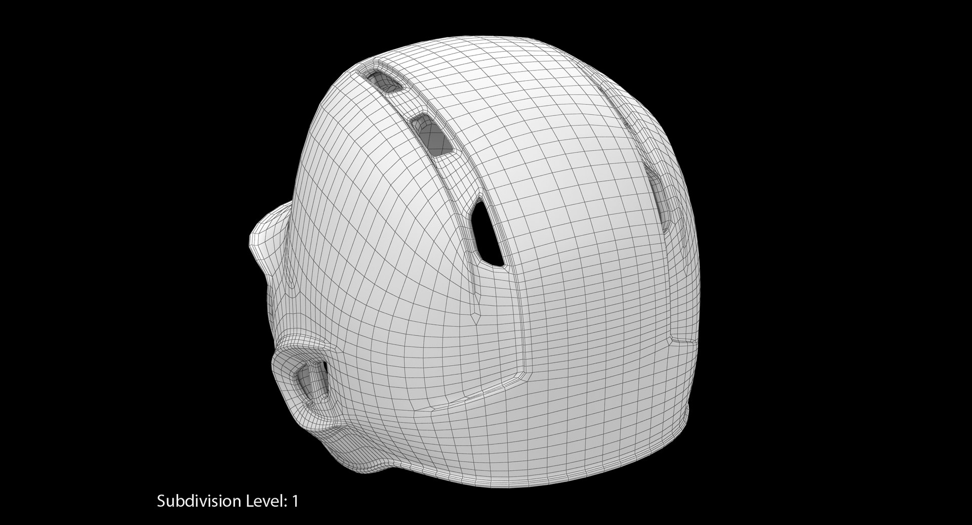 Baseball Helmet Blue Sided 3d Max