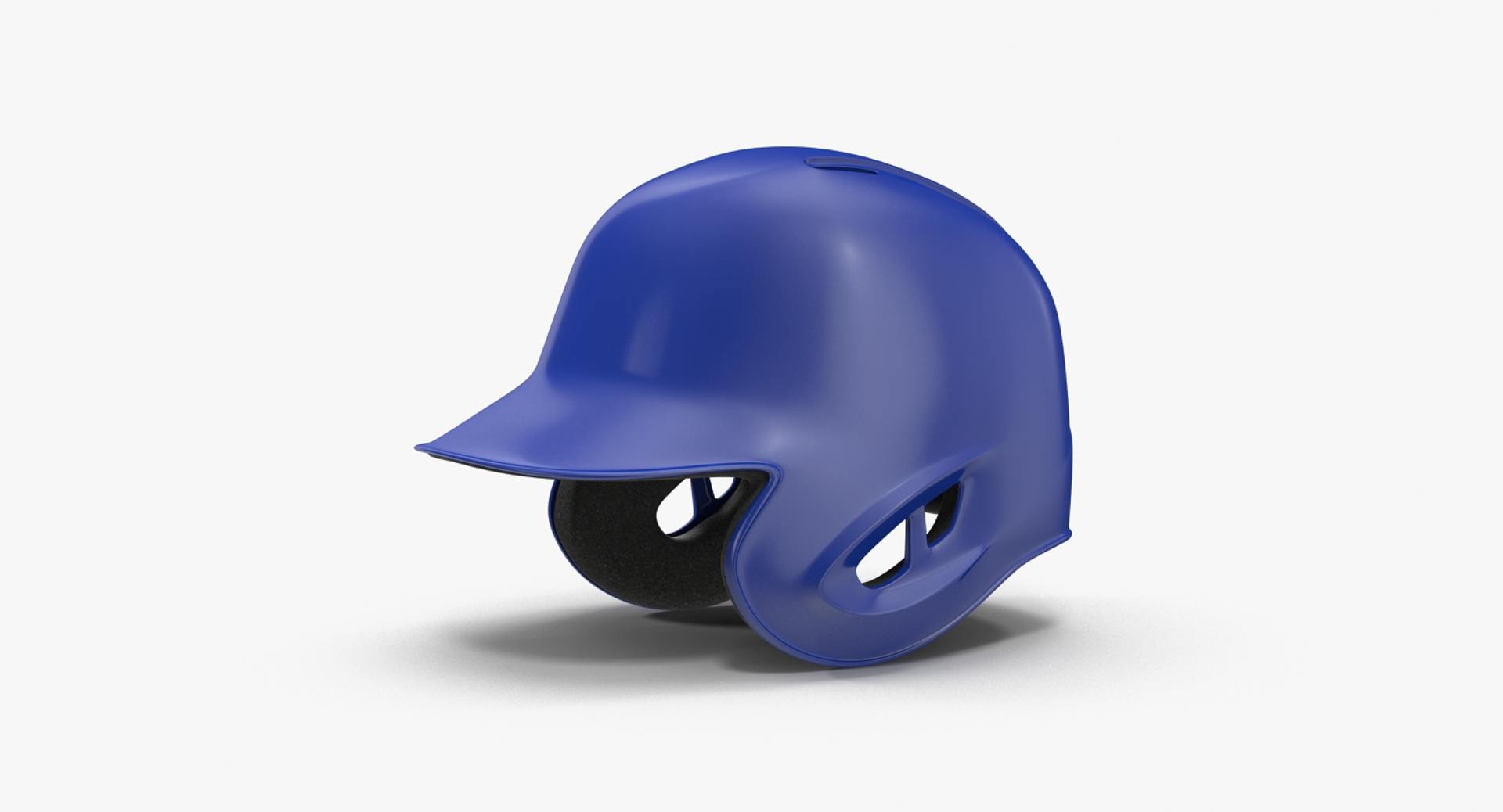 Baseball Helmet Blue Sided 3d Max