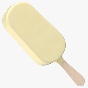 ice cream stick white 3D model