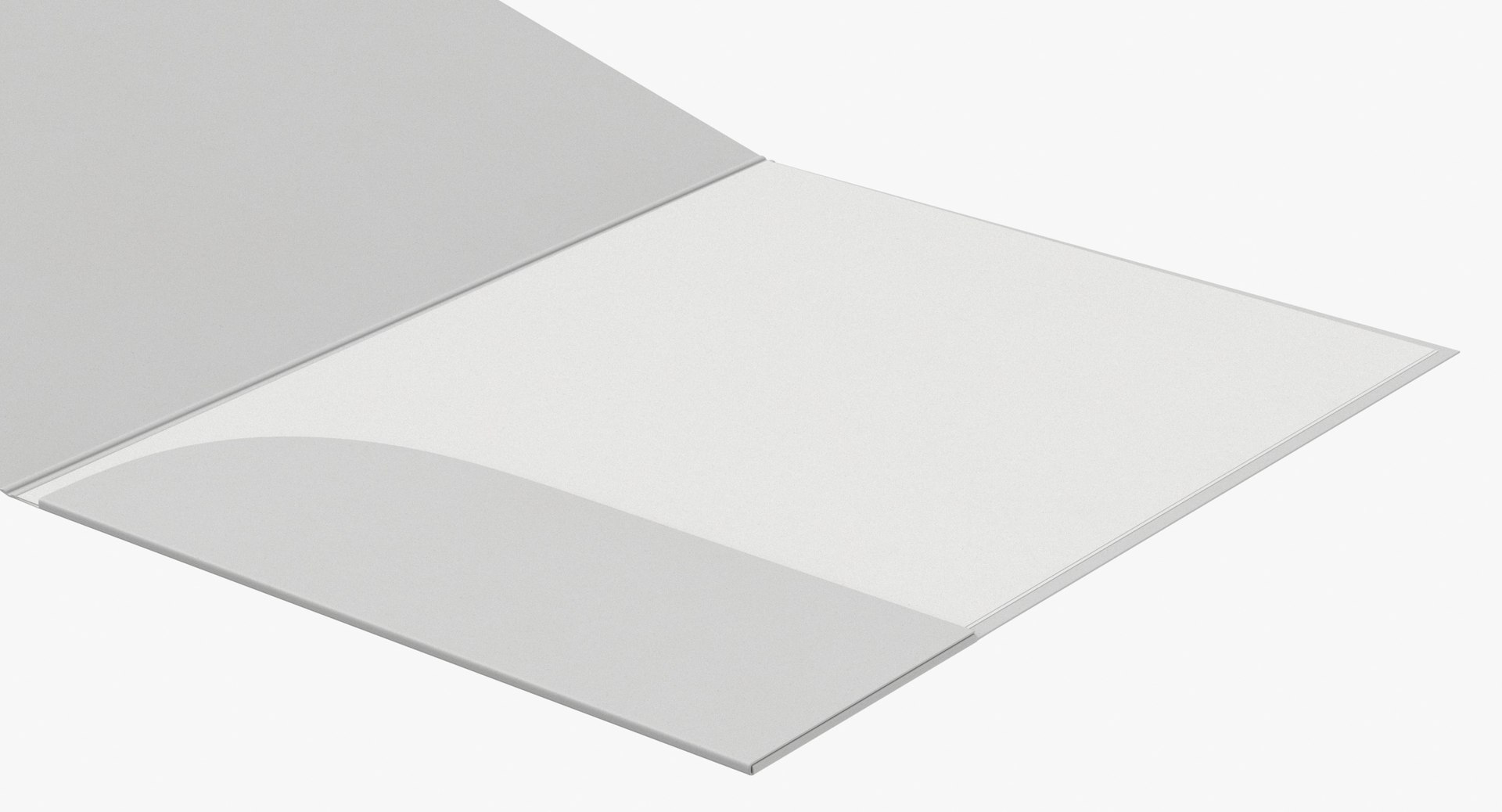 3D Office Stationary Folder Type 01 Different Poses Blank And Generic ...