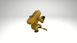 Professional Agent Character  Generic Human Figure 3D Model