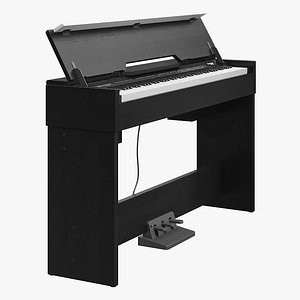 piano music instruments 3D