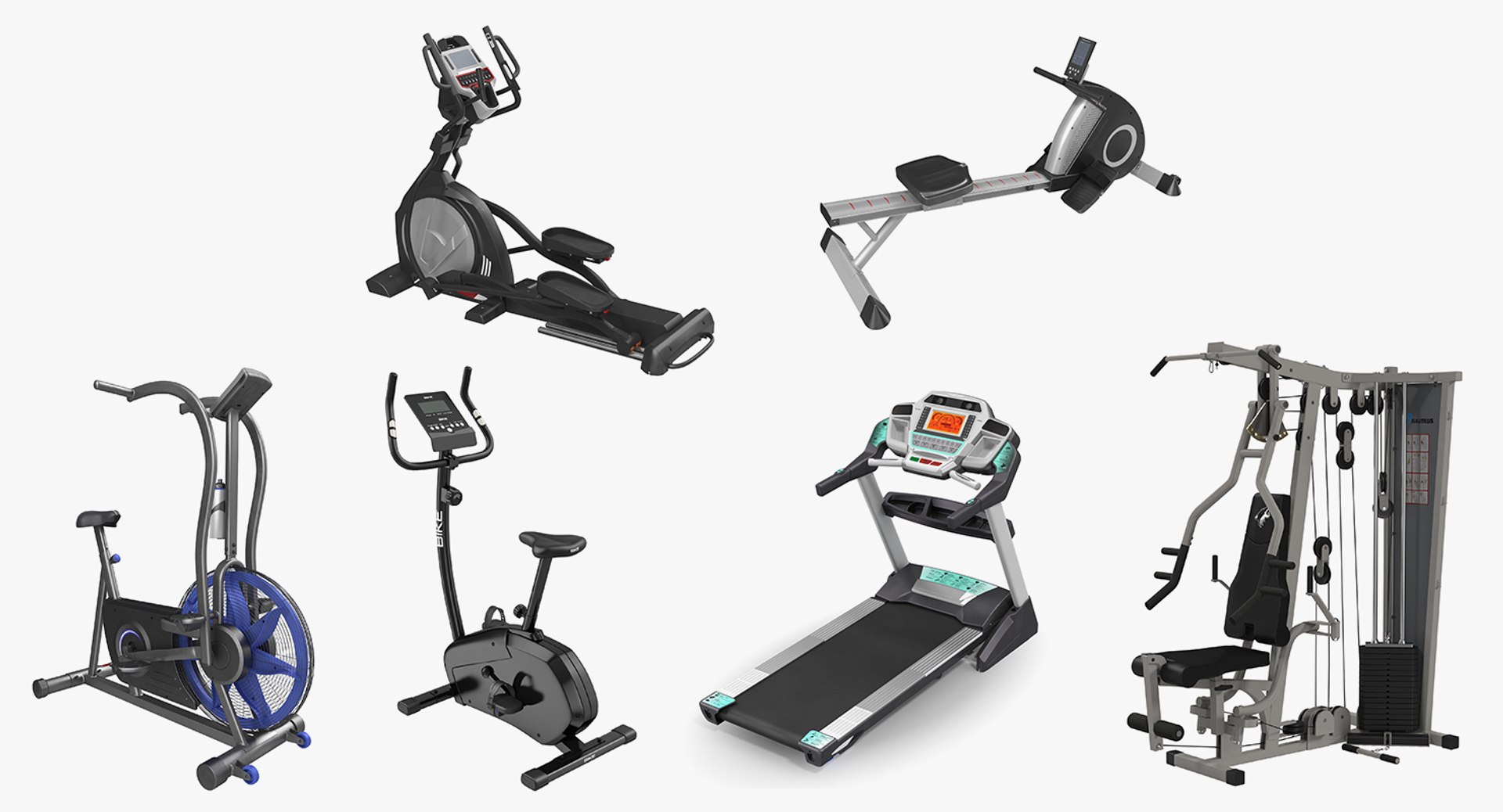 3D exercise equipment 2 - TurboSquid 1378722