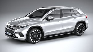 3D Mercedes-Benz EQS SUV 2023
