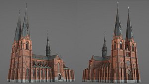3D arlanda uppsala cathedral model