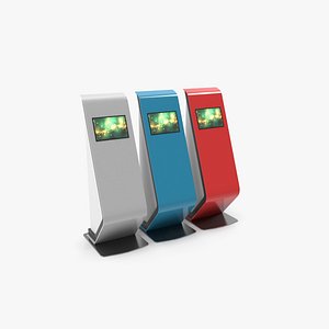 kiosk info 3D model