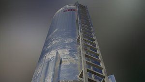 Industrial Vertical Storage Tank - Metallic