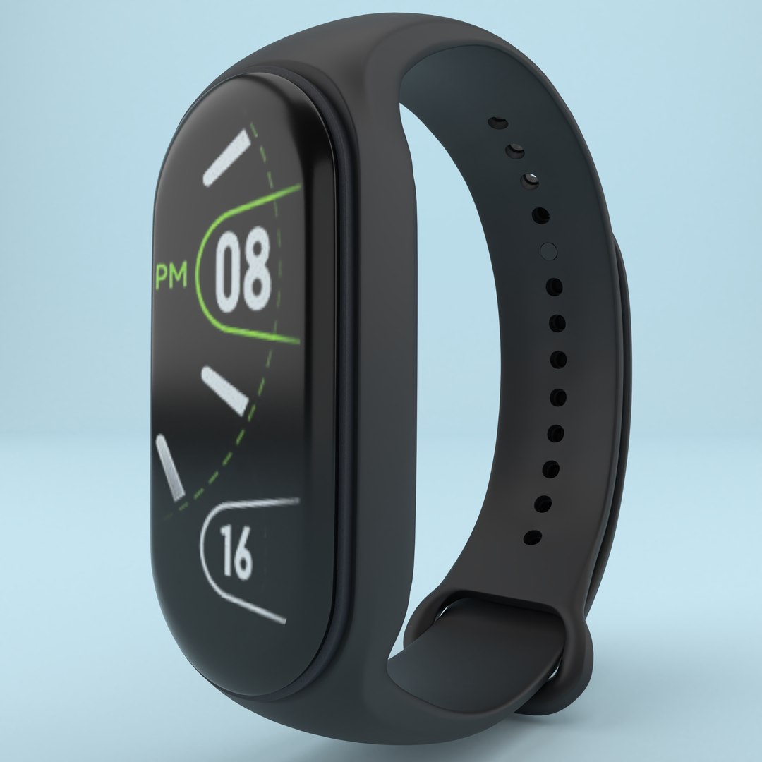 Xiaomi Mi Smart Band 7 Black 3D Model - TurboSquid 1907317