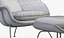 Conjunto de cadeiras e otomanos 38 itens