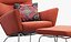 Conjunto de cadeiras e otomanos 38 itens