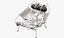 Conjunto de cadeiras e otomanos 38 itens