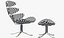 Conjunto de cadeiras e otomanos 38 itens
