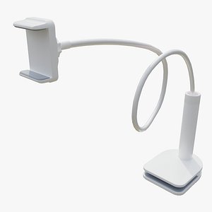 3D Mobile Phone Holder - White model