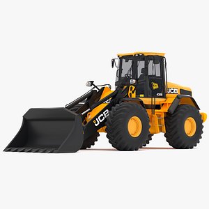 3D JCB 435s Loader 02 model